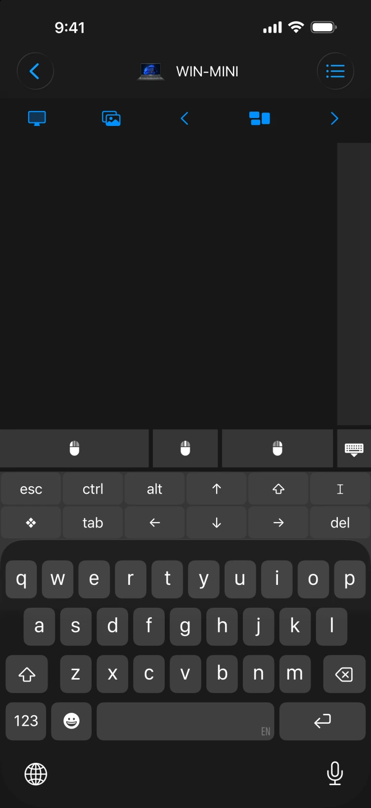 Mouse · Keyboard met het toetsenbord en de speciale toetsen